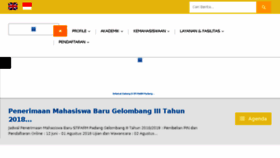 What Stifarm-padang.ac.id website looked like in 2018 (5 years ago)
