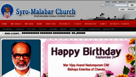 What Syromalabarchurch.in website looked like in 2018 (5 years ago)
