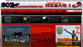 What Suaraonlineterkini.com website looked like in 2018 (5 years ago)
