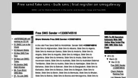 What Smsclist.blogspot.com website looked like in 2018 (5 years ago)