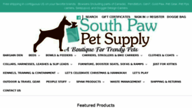 What Southpawpetsupply.com website looked like in 2018 (5 years ago)