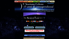 What Stazioneceleste.it website looked like in 2018 (5 years ago)
