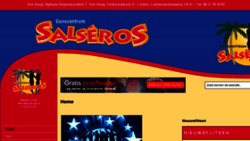 What Salseros.nl website looked like in 2018 (5 years ago)