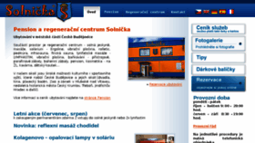 What Solnicka.eu website looked like in 2018 (5 years ago)