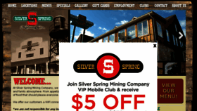 What Silverspringminingco.com website looked like in 2018 (5 years ago)