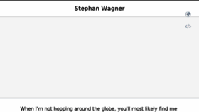 What Stephanwagner.me website looked like in 2018 (5 years ago)