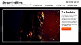 What Streamhdfilms.com website looked like in 2018 (5 years ago)