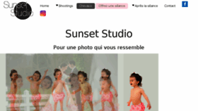What Sunset-studio.fr website looked like in 2018 (5 years ago)