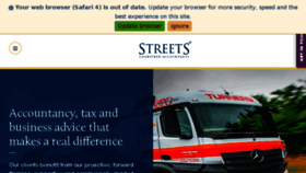 What Streetsweb.co.uk website looked like in 2018 (5 years ago)