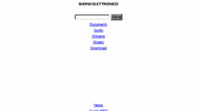 What Suonoelettronico.com website looked like in 2018 (5 years ago)