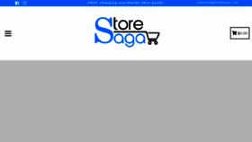 What Storesaga.com website looked like in 2018 (5 years ago)