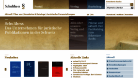 What Schulthess.com website looked like in 2018 (6 years ago)