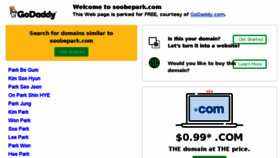 What Soobepark.com website looked like in 2018 (5 years ago)