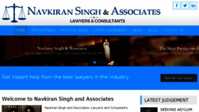 What Singhlawyers.com website looked like in 2018 (5 years ago)