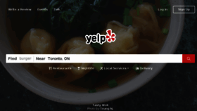 What Stagea.yelp.ca website looked like in 2018 (5 years ago)