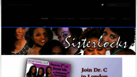 What Sisterlocks.com website looked like in 2018 (5 years ago)