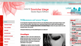 What Sinnliche-wege.de website looked like in 2018 (5 years ago)