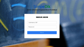 What Simpedik.kedirikab.go.id website looked like in 2018 (5 years ago)
