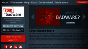 What Stopbadware.org website looked like in 2018 (5 years ago)