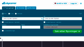 What Skyscanner.no website looked like in 2018 (5 years ago)