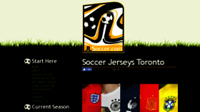 What Soccerjerseystoronto.com website looked like in 2018 (5 years ago)