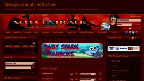 What Selectatrack.com website looked like in 2018 (5 years ago)