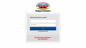 What Sinhgad.info website looked like in 2018 (7 years ago)