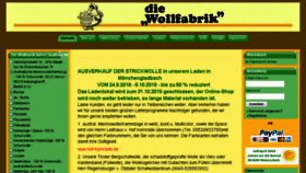 What Shop.die-wollfabrik.com website looked like in 2018 (5 years ago)