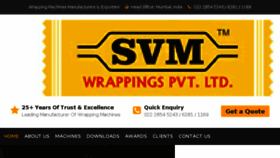 What Svmwrappings.com website looked like in 2018 (5 years ago)