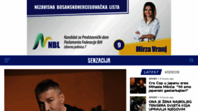 What Senzacija.ba website looked like in 2018 (5 years ago)
