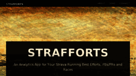 What Strafforts.com website looked like in 2018 (5 years ago)