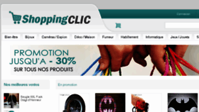 What Shoppingclic.com website looked like in 2018 (5 years ago)