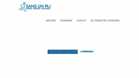 What Sans-un-pli.com website looked like in 2018 (5 years ago)