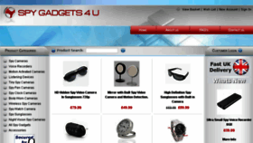 What Spygadgets4u.co.uk website looked like in 2018 (5 years ago)