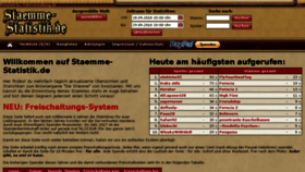 What Staemme-statistik.de website looked like in 2018 (5 years ago)