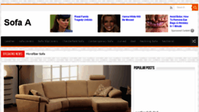 What Sofa-a.com website looked like in 2018 (5 years ago)