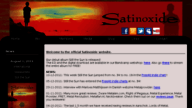 What Satinoxide.com website looked like in 2018 (5 years ago)