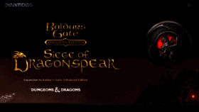 What Siegeofdragonspear.com website looked like in 2018 (7 years ago)