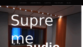 What Supreme-audio-labs.com website looked like in 2018 (5 years ago)