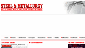 What Steelmetallurgy.com website looked like in 2018 (5 years ago)