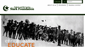 What Starkfoundation.org website looked like in 2018 (7 years ago)