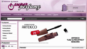 What Superperfumy.pl website looked like in 2018 (5 years ago)