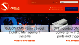 What Sundrax.com website looked like in 2018 (5 years ago)