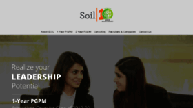 What Soilindia.net website looked like in 2018 (5 years ago)