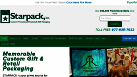 What Starpackinc.com website looked like in 2018 (5 years ago)