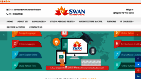 What Swantutorsonline.com website looked like in 2018 (5 years ago)