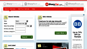 What Sharpcar.com website looked like in 2018 (5 years ago)