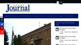 What Sandyjournal.com website looked like in 2018 (5 years ago)