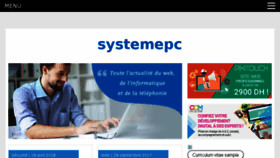 What Systemepc.com website looked like in 2018 (5 years ago)