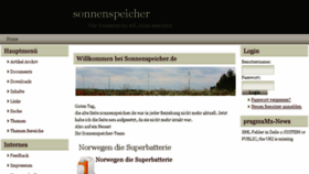 What Sonnenspeicher.de website looked like in 2018 (5 years ago)